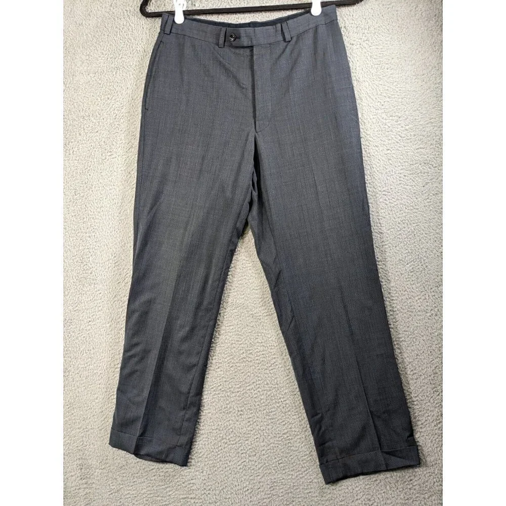 Brooks Brothers Regent Pants 42R/W36 (Actual 32x29.5) BrooksCool Wool Blend